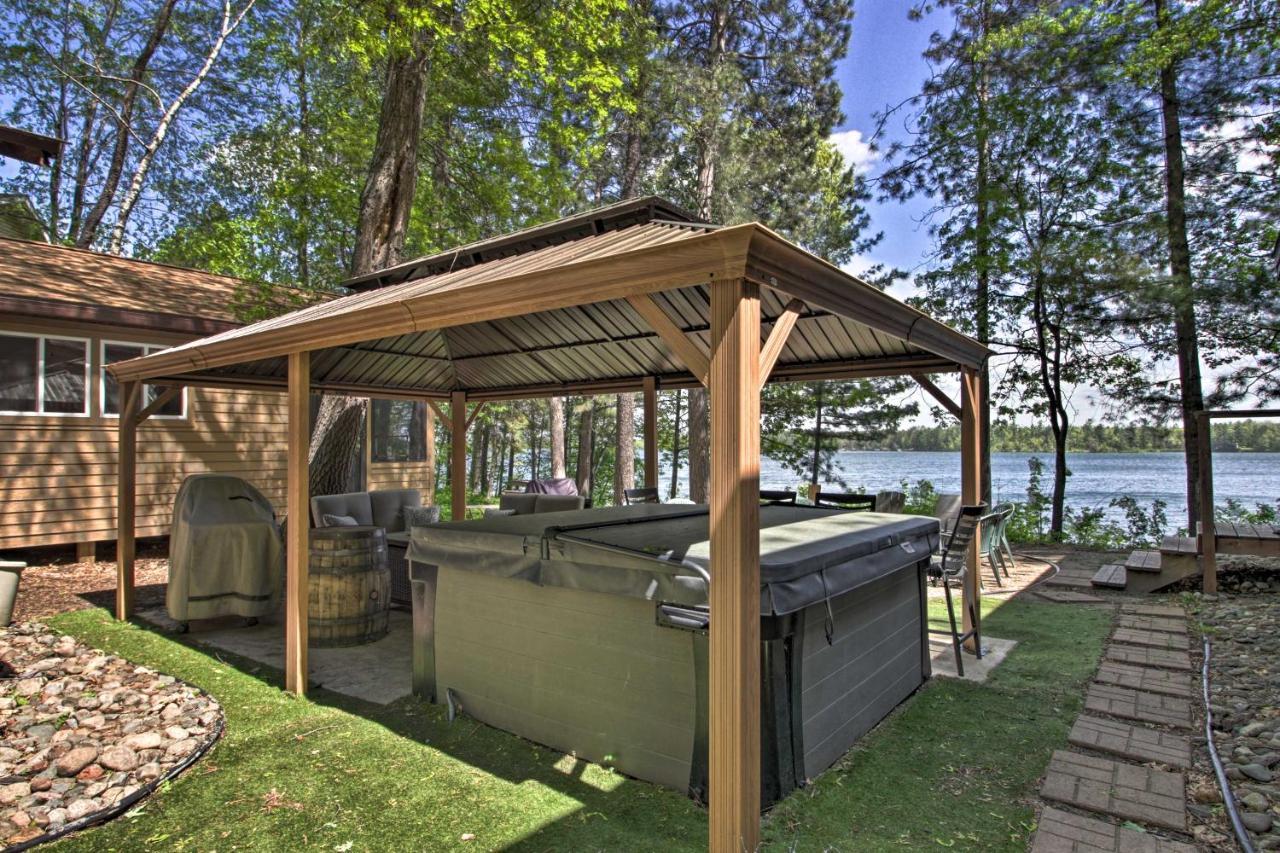 Loon Lake Lodge With Dock, Sauna And Hot Tub! Pequot Lakes Dış mekan fotoğraf