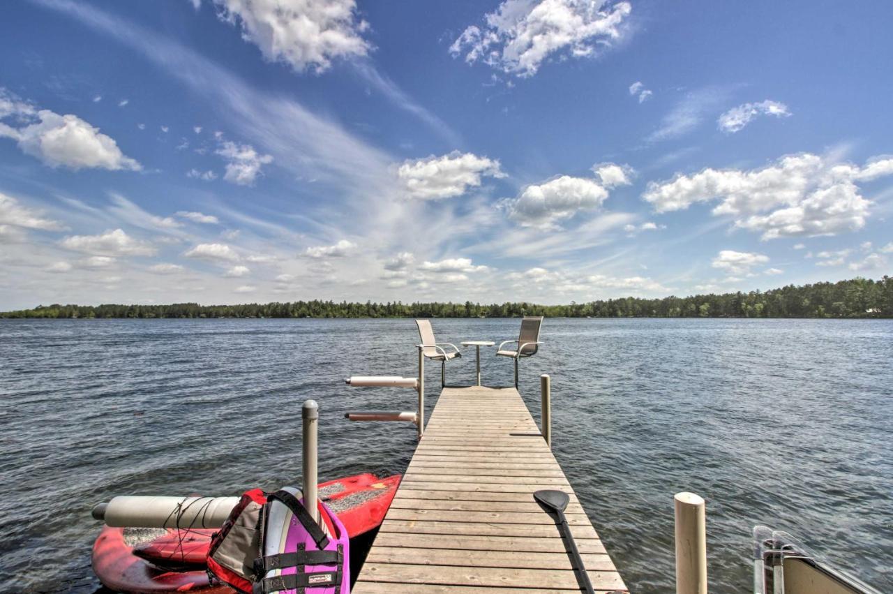 Loon Lake Lodge With Dock, Sauna And Hot Tub! Pequot Lakes Dış mekan fotoğraf